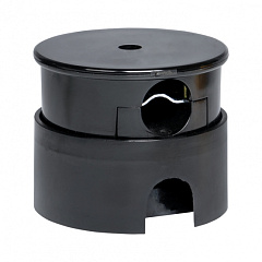 Разъем РШ-ВШ 32А 380В 3P+PE карболитовый черный EKF Simple AS-380-O-04