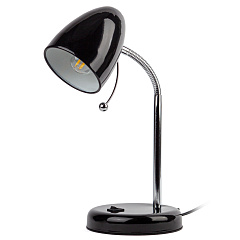 Светильник настольный, светодиодный Эра N-116-Е27-40W-BK черный, сгибающаяся стойка, 40Вт