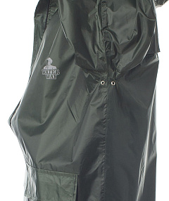 Плащ влагозащитный Тайфун, зеленый,  р. (52-54) 104-108/182-188