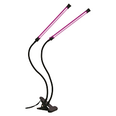 Светильник светодиодный на прищепке Uniel, для растений, ULT-P33-15W/SPSB/TM, черный, 15 Вт