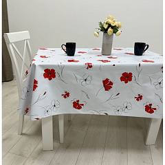 Клеенка Camelia, ПВХ, на нетканной основе, 140 см, Фламенко