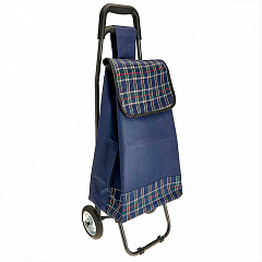 Тележка багажная, синий, грузоподъемность 50 кг