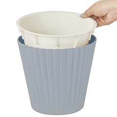 Горшок для цветов InGreen Sand c дренажной вставкой, D280 мм, 10,5 л, утренний туман