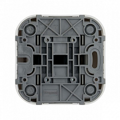 Выключатель 2-х клавишный, 10A белый QUTEO (782202)