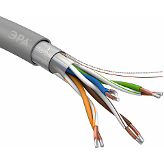 Кабель FTP 4х2х24AWG Cat5e компьютерный экранированный, медный