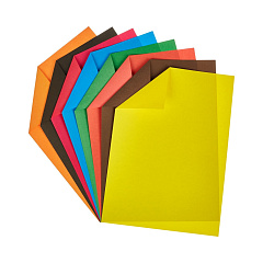 Бумага цветная №1 School Отличник, 8 листов, 8 цветов, А4 офсет, двусторонний