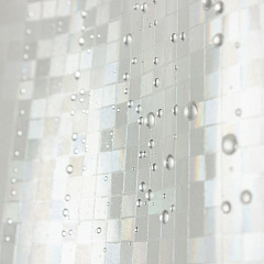 Штора для ванн Meiwa Asteria ПВХ, прозрачная, 182х182 см