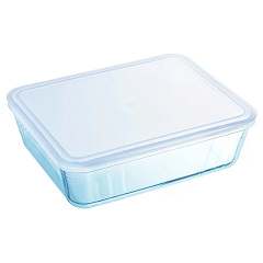 Форма для запекания и выпечки с крышкой, прямоугольная, Pyrex Cook & Freeze, 2,6 л, 24x19x8 см