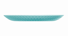 Тарелка десертная, стекло, 19 см, круглая, Pampille Turquoise, Luminarc, Q4651, бирюзовый