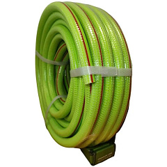 Шланг садовый 5-слойный армированный, противоскручивающийся Glq Premium Lime, 1/2", 15 м