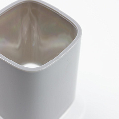 Пластиковый стакан, серый