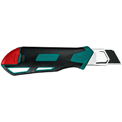 Нож со сегментированным лезвием Kraftool, Grand-25, автостоп+винтовой фиксатор, 25 мм