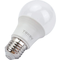Лампа светодиодная груша TOKOV ELECTRIC, Е27, 10 Вт, А60, 3000К, 176-264 В