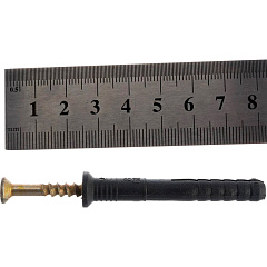Дюбель-гвоздь с потайной манжетой, 8х60 мм (10 шт)