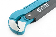 Ключ трубный рычажный GROSS, №1, 1", цельнокованый, CrV, тип "S", 15611