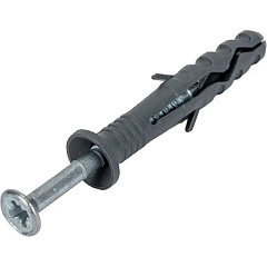 Дюбель-гвоздь с потайной манжетой, 6х40 мм (10 шт)