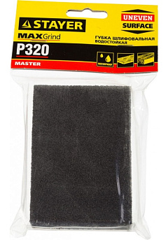 Губка для шлифования STAYER 100x68x26 мм Р320 3560-4