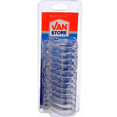 Комплект колец 12 штук, прозрачные