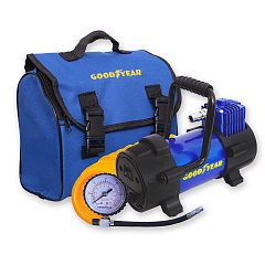 Компрессор воздушный Goodyear, GY-40L, со съемной ручкой, съемный витой шланг, 40 л/мин