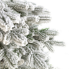 Ель искусственная, заснеженная, Тикко, PE, белый, 1,85 м