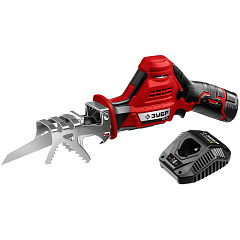 Пила сабельная Зубр Мастер СПЛ-125-21, 12 В, 1 АКБ (2 Ач)