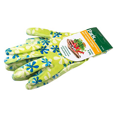 Перчатки хозяйственные PARK EL-F003, полиэстер+нитрил, размер 8 (M)