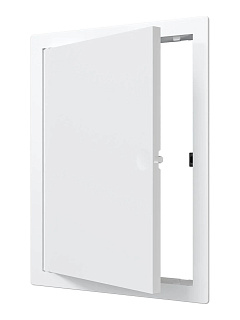 Люк ревизионный нажимной 150х200 с фланцем 172х222 пластик