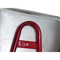 Тачка строительная 110 л 1-колесная красная МИ