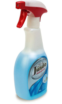Средство для мытья стекол, пластика и зеркал Jundo Active foam с ароматом фруктов, 500 мл