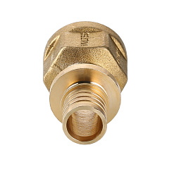 Соединитель надвижной Valtec, с переходом на внутреннюю  резьбу, 16 (2,2) х 1/2"