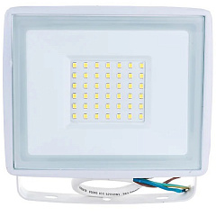 Светодиодный прожектор ЭРА LPR-023-W-65K-050, 50 Вт, 6500К, 4000 Лм, IP65, белый