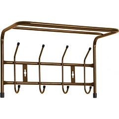 Вешалка настенная, с полкой, ВП4