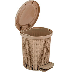 Ведро для мусора с педалью Soul, 6 л, кофейный, SV4064КФ