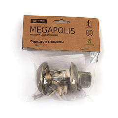 Фиксатор с замком Megapolis WC-K-0803-AB