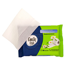 Влажная туалетная бумага растворяющаяся Emily Style (30 листов)