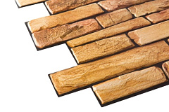 Панель ПВХ Сланец песочный, 980*498 мм