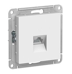 Розетка компьютерная RJ-45  белый Atlas ATN000183