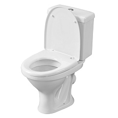 Унитаз-компакт Santeri Форвард, косой выпуск, 1 режим, сиденье полипропилен