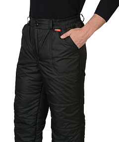 Брюки зимние утепленные Европа, черные, р. 96-100/158-164