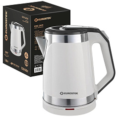 Чайник электрический Eurostek, белый, 1500 Вт, 1,8 л