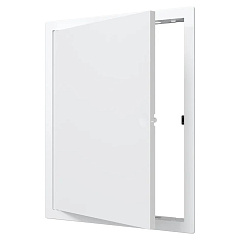 Люк ревизионный нажимной 250х300 с фланцем 275х325 пластик