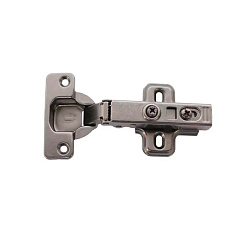 Петля мебельная накладная с доводчиком StahlBuro 1109 Clip-On, 2 шт, черная