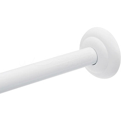 Карниз для ванны универсальный с потолочным креплением Fora 390KUWH, алюминиевый, белый