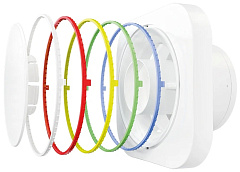 Вентилятор осевой вытяжной DISC 4C ERA 159х159 мм, D100 мм