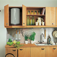 Водонагреватель накопительный Atlantic Opro Small 15 RB над мойкой, 15 л