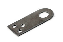 Пробой-ушко 30х70 мм прямой цинк 2 шт