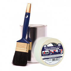 Малярная клейкая лента 50 мм х 50 м UNIBOB, белая