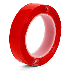 Лента двухсторонняя клейкая на акриловой основе Росомаха, 25 мм х 5 м