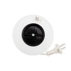 Удлинитель бытовой без заземления PROconnect, Standard, 3 гнезда, 2х0.75, белый, рулетка 3 м