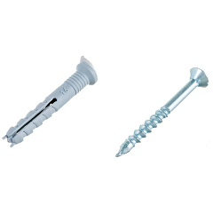 Дюбель-гвоздь с потайной манжетой, 5х30 мм (15 шт)